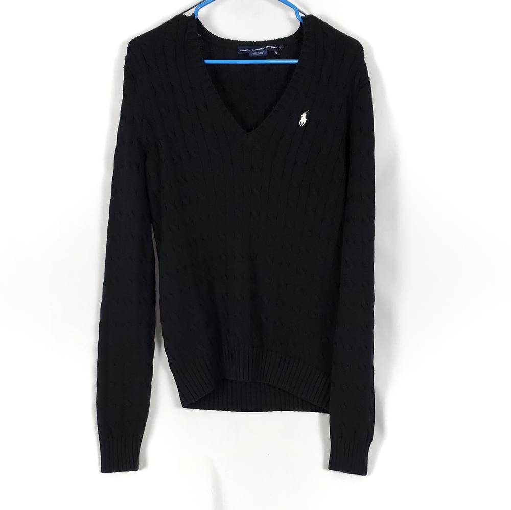 Polo Sport Ralph Lauren Black Cotton Cardigan.